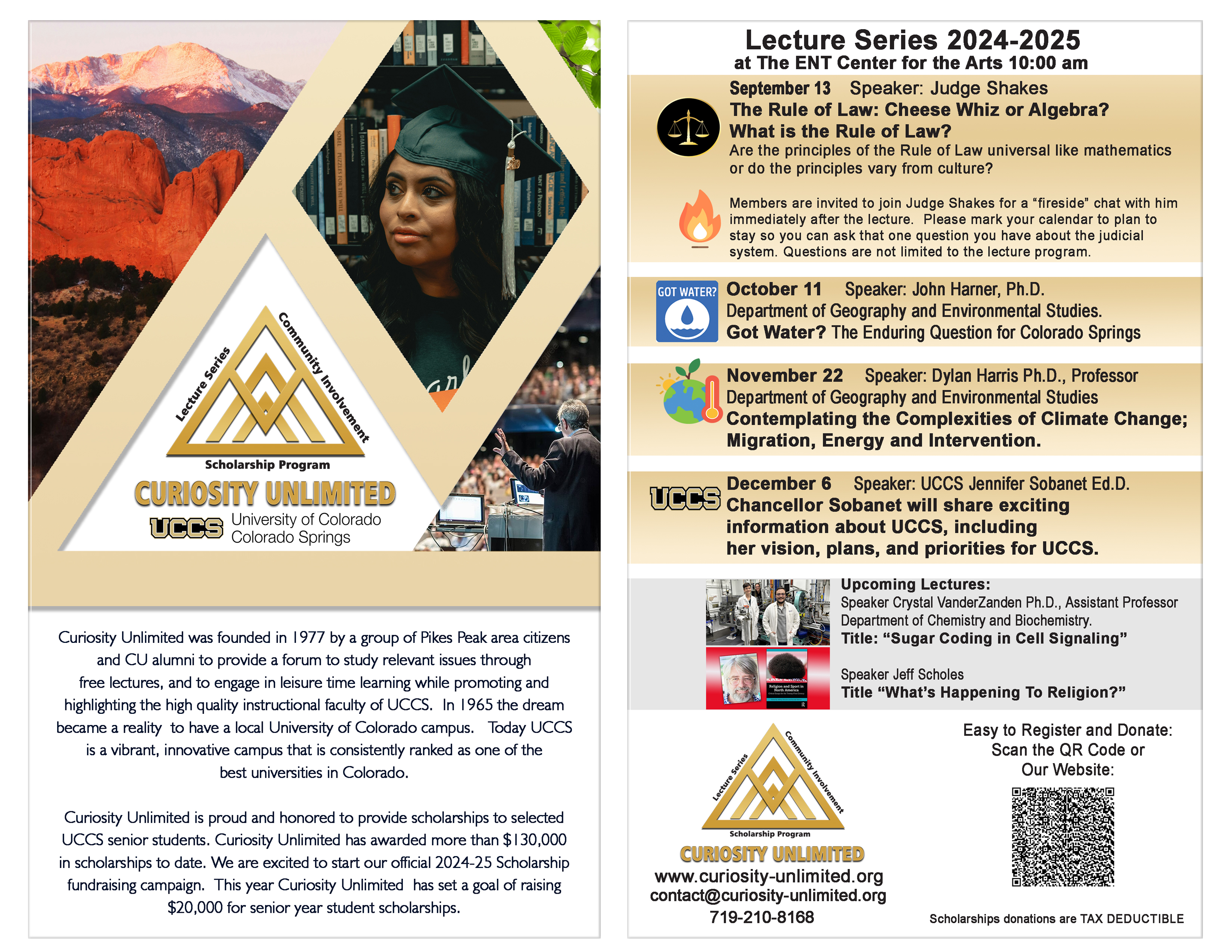 Poster for Lecture series 2024-2025. 